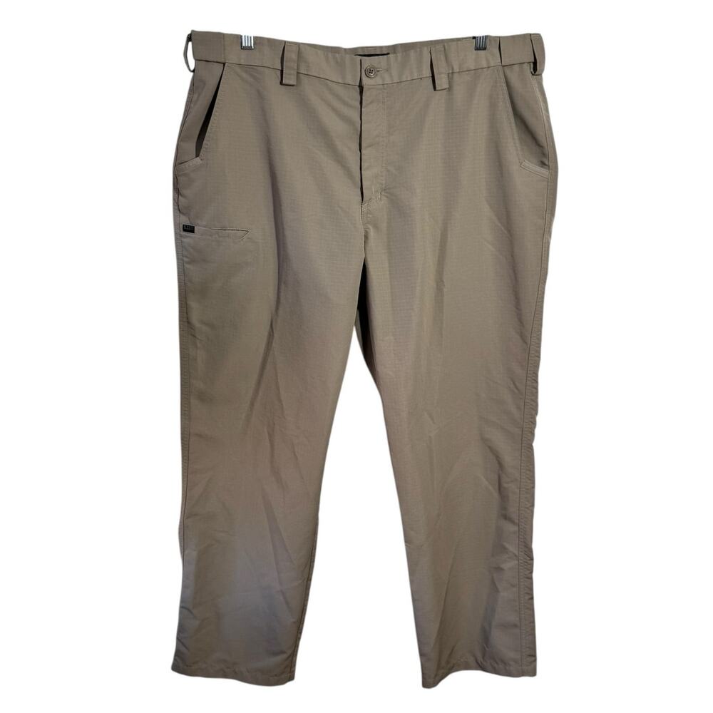 5.11 Tactical Rip Stop Utility Pant Men 42x32‎ Tan Gorpcore Hiking Workwear